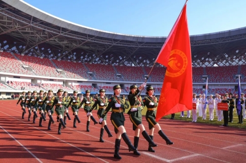 我校国旗护卫队寒假集训获新华社等多家主流媒体关注点赞