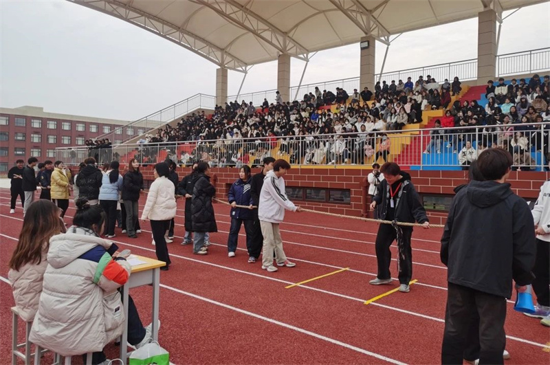 【中专部】我院中专部举行冬季拔河比赛