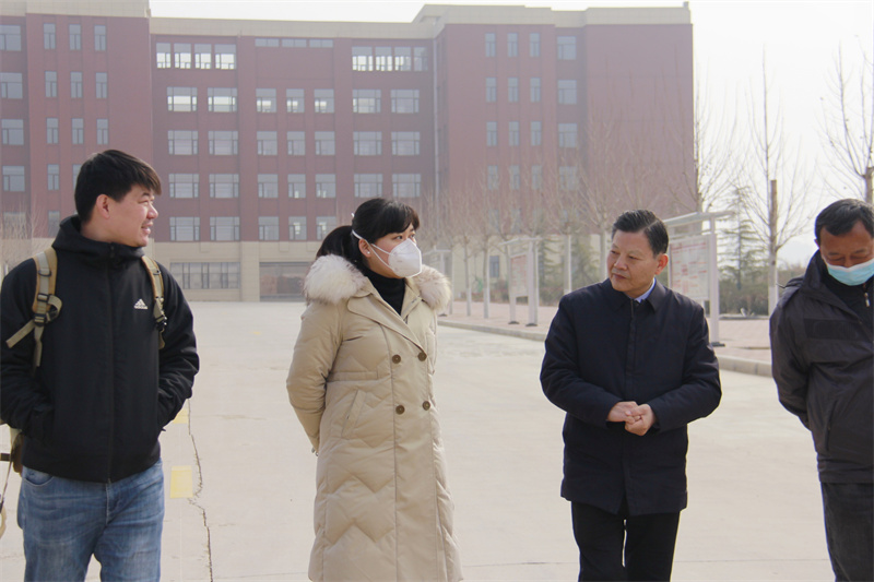 河南河大科技发展有限公司领导一行到我院新密校区考察交流