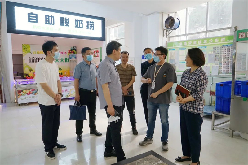 省教育厅平安校园创建工作考核组到我院检查指导工作