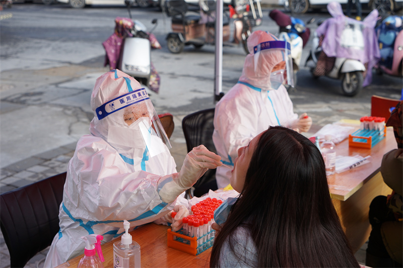 我院顺利完成第二轮核酸检测