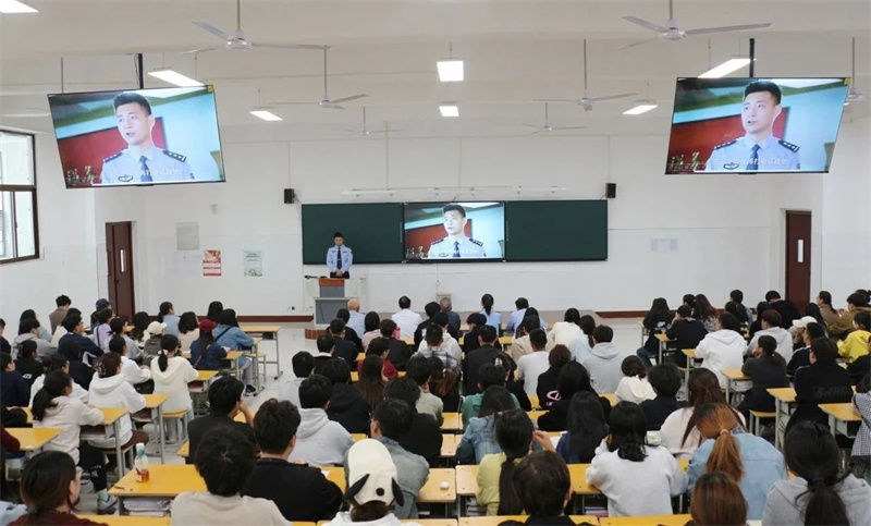 我院新密校区开展全民同心，反诈同行专题讲座